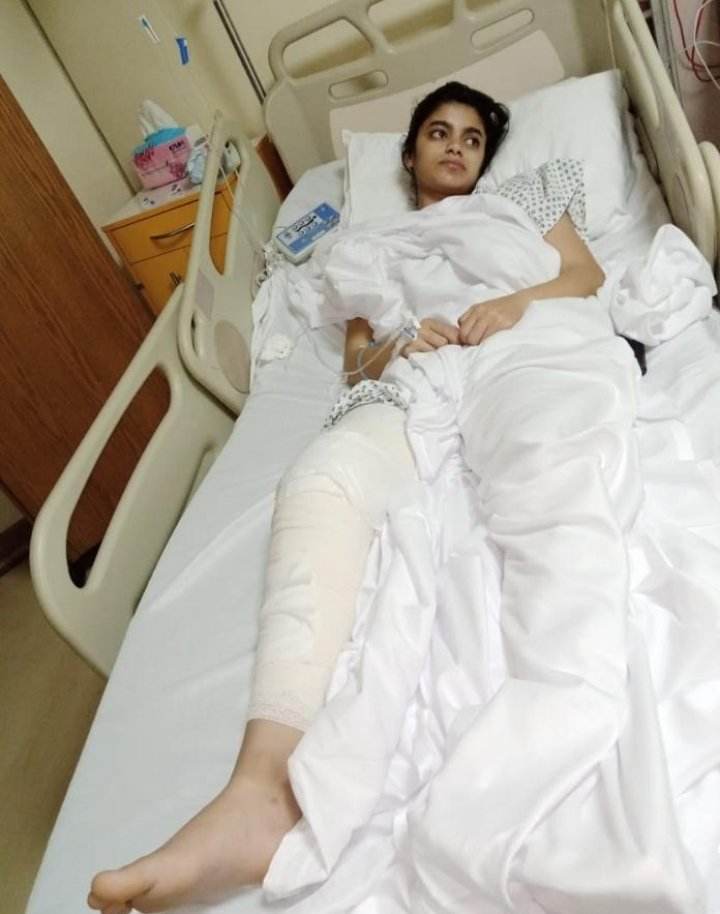 اللاعبة زينب عبيدات تخضع لعملية الرباط الصليبي