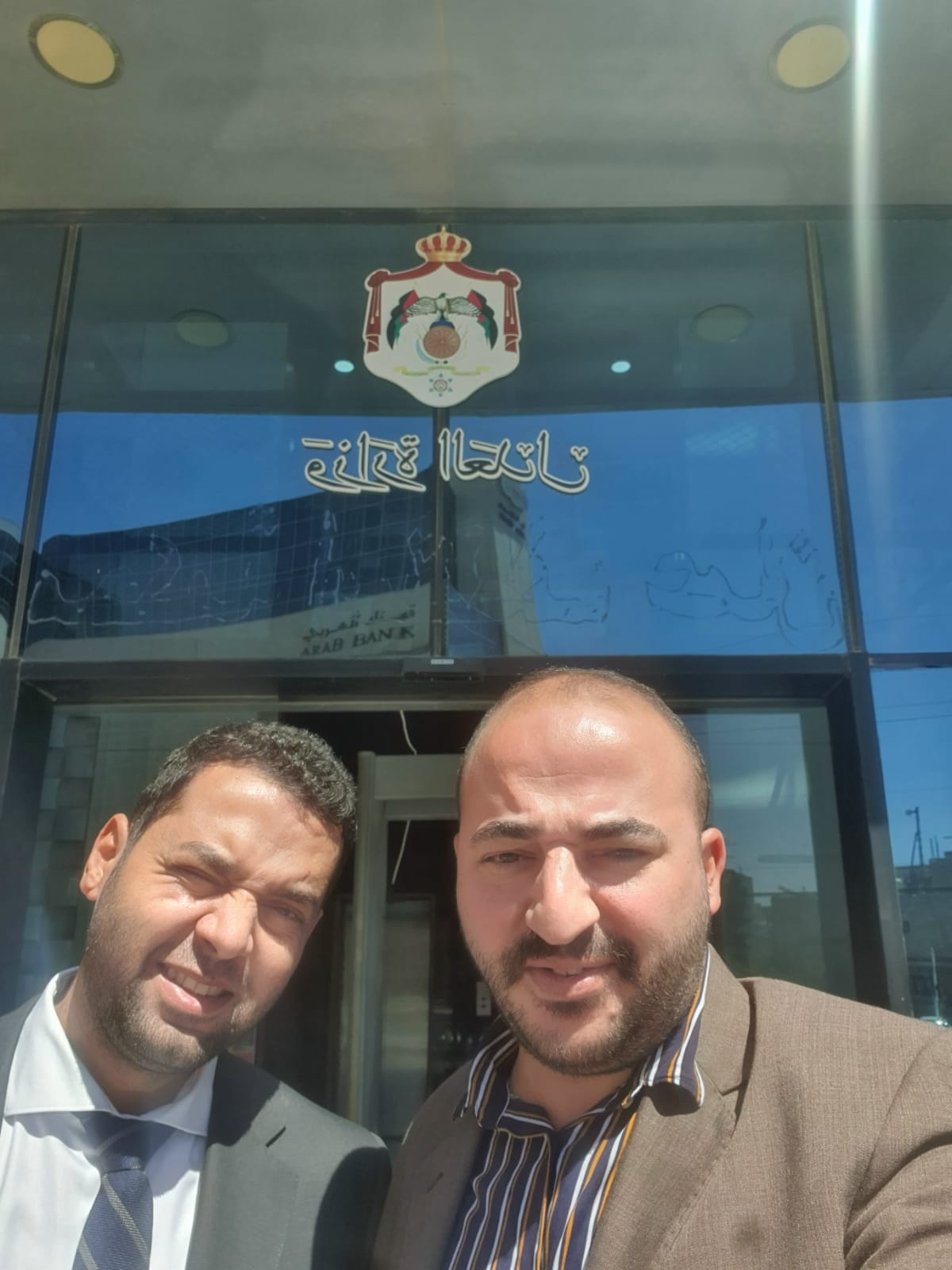  المحامي محمد امين الكيلاني والمحامي علاء البلبيسي