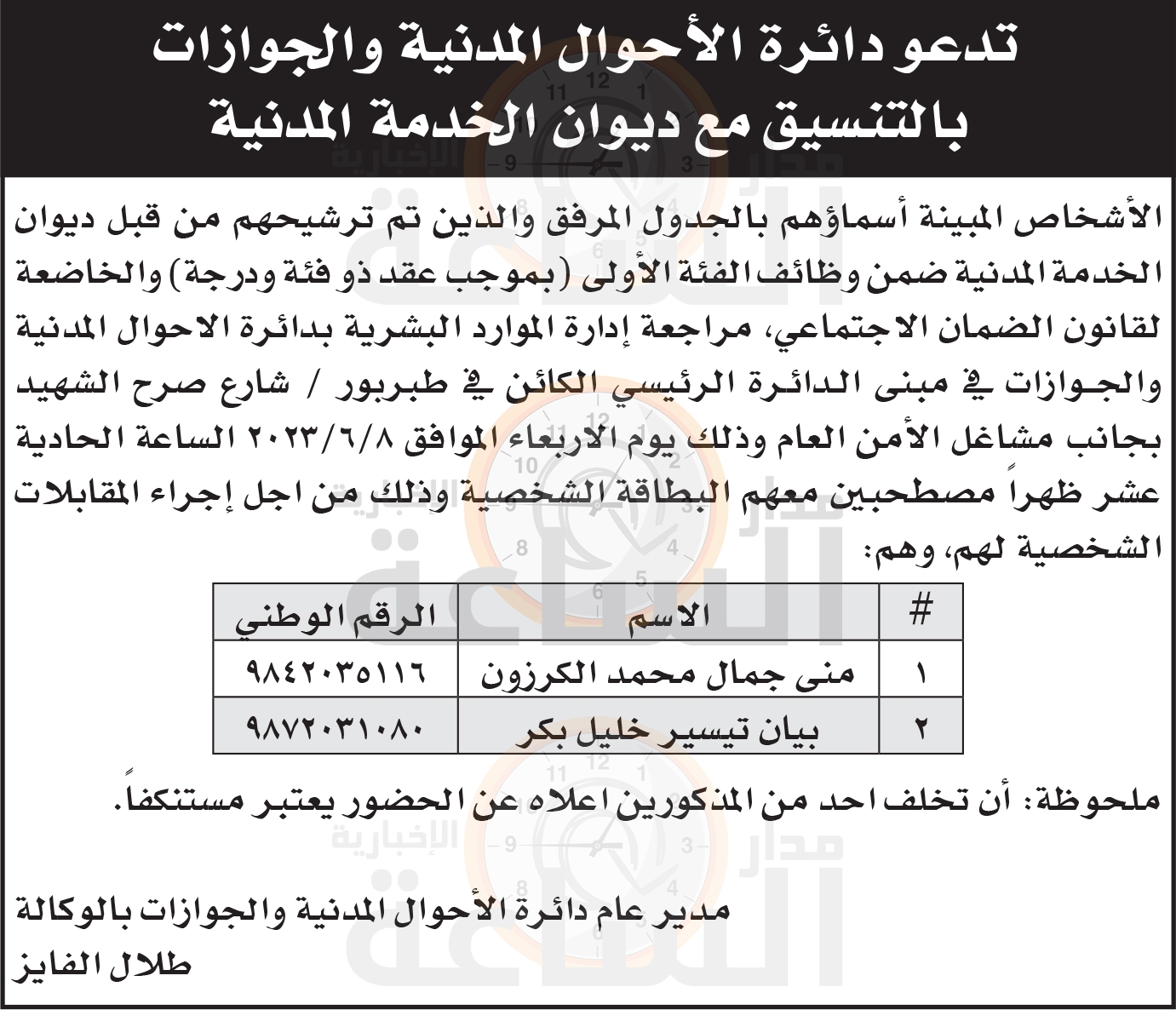 Madar Al-Saa Images 0.47192926056583495