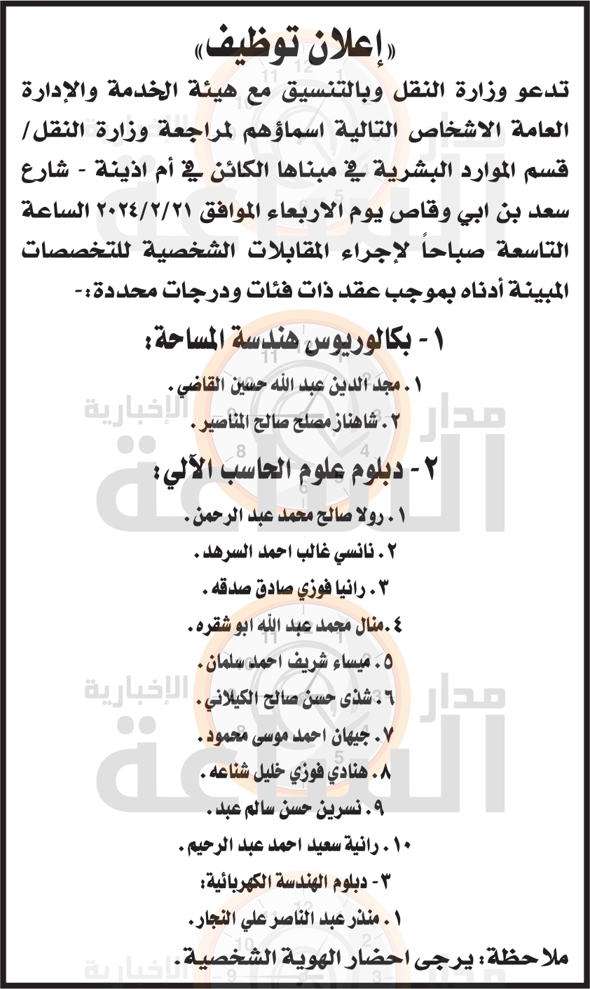 Madar Al-Saa Images 0.7362478378521355