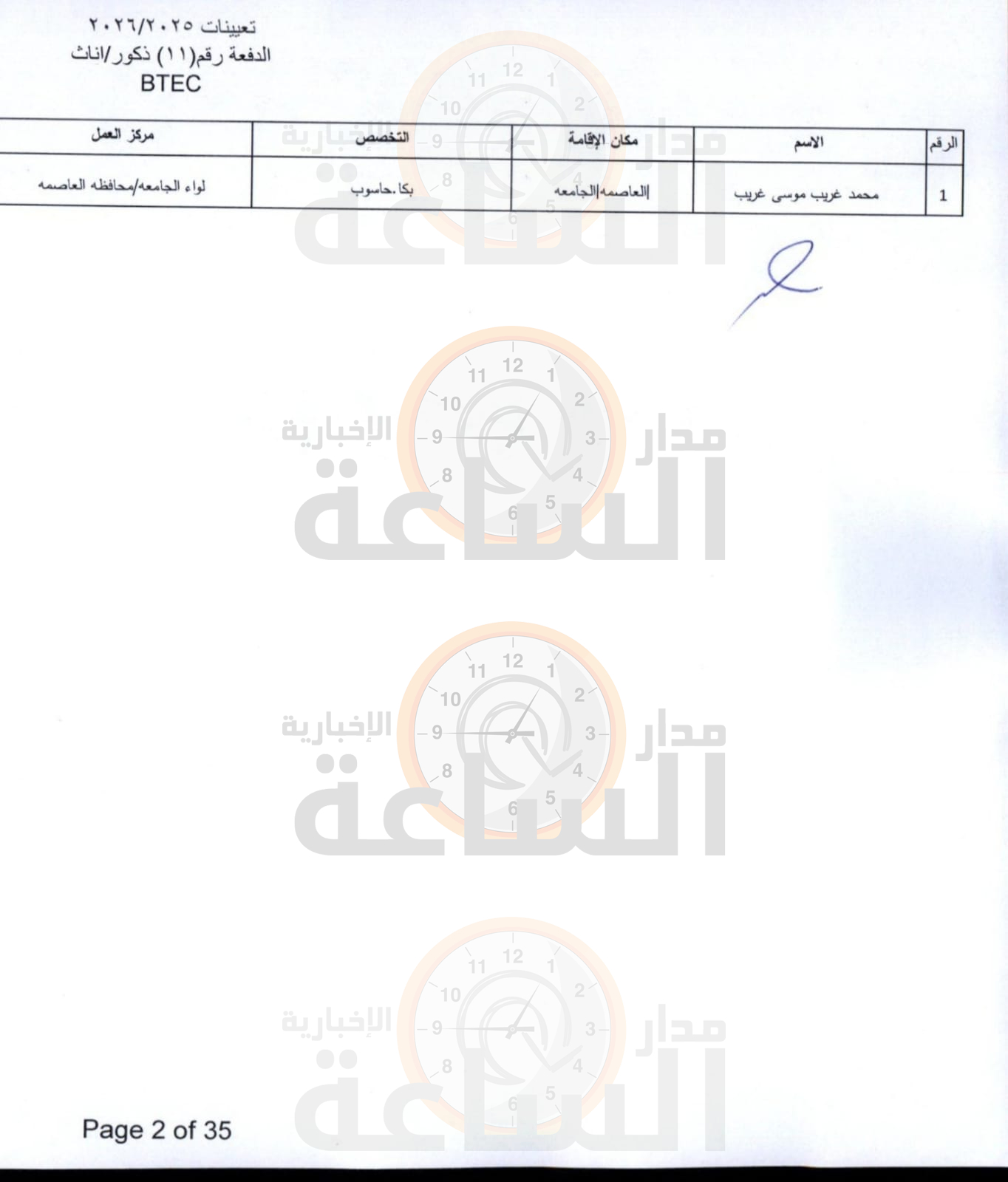 Madar Al-Saa Images 0.010495896526701687