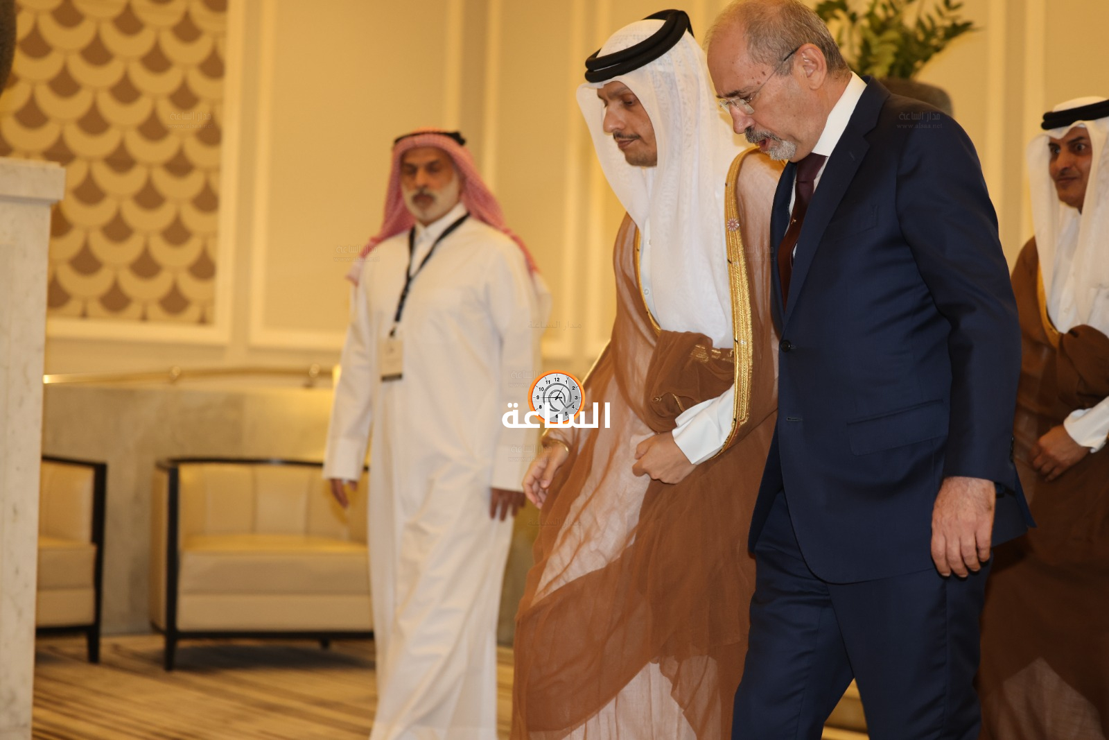 

أيمن الصفدي و&nbsp;&nbsp;الشيخ محمد بن عبدالرحمن بن جاسم&nbsp;آل ثاني

