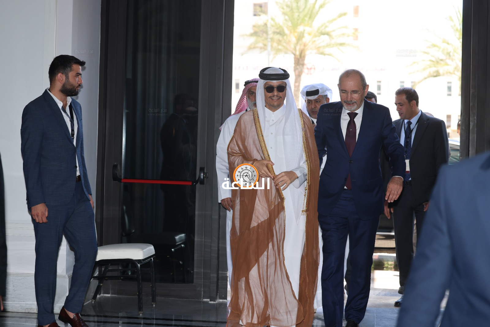 

أيمن الصفدي و&nbsp;&nbsp;الشيخ محمد بن عبدالرحمن بن جاسم&nbsp;آل ثاني

