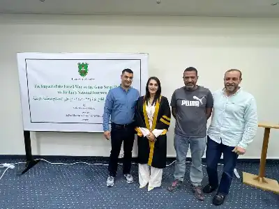 مها خميس اللوزي.. مبارك الماجستير