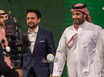 ولي العهد الأمير الحسين والأمير محمد