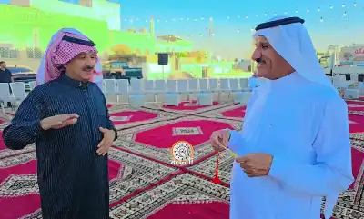 المرشد يتقبل التهاني (صور)