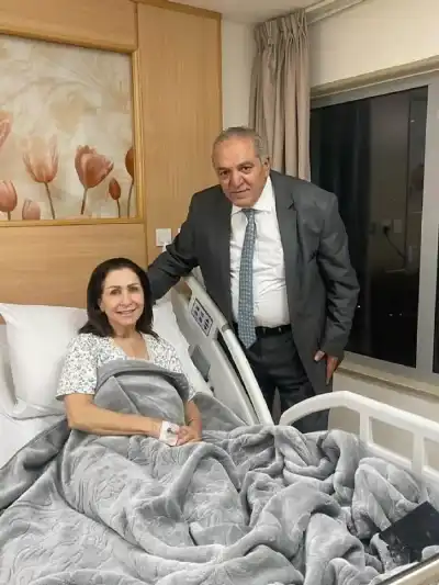 الفنانة سهير فهد.. على سرير الشفاء