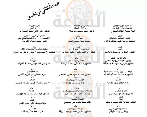 مدار الساعة,أخبار الأردن,اخبار الاردن,الملك عبدالله الثاني