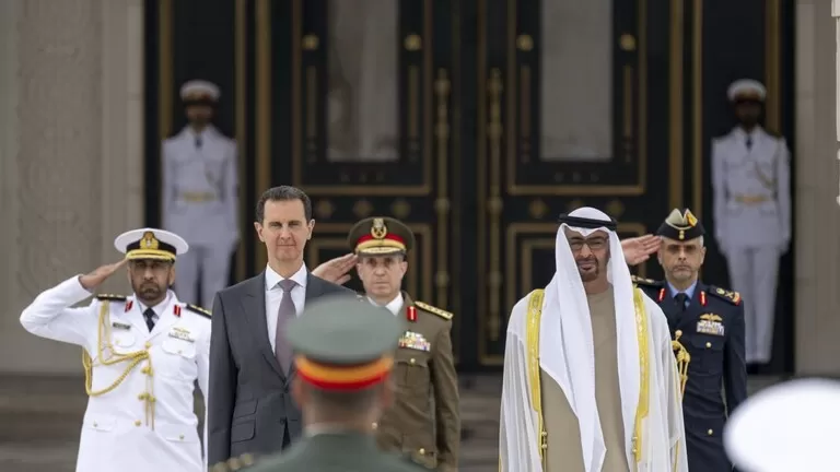 مدار الساعة,أخبار عربية ودولية,الرئيس بشار الأسد,الشيخ محمد بن زايد