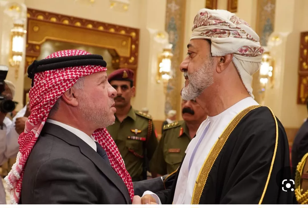 مدار الساعة,مناسبات أردنية,الملك عبدالله الثاني,السلطان هيثم بن طارق,سلطنة عمان