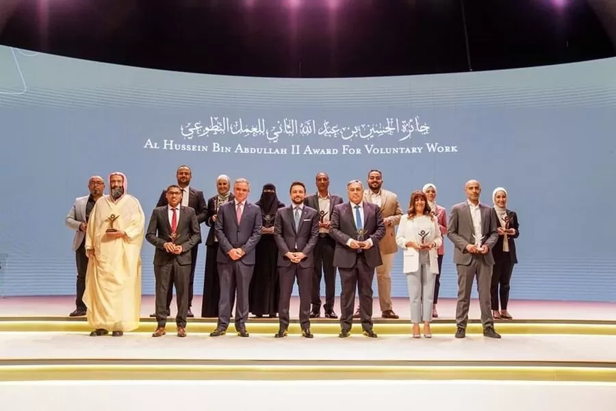 مدار الساعة,مناسبات أردنية,مركز زها الثقافي,ولي العهد,الحسين بن عبدالله الثاني,مدينة الحسين للشباب,رئيس الوزراء,وزارة الشباب,مجلس الأعيان,مجلس النواب,الأمم المتحدة,يونيسيف,الذكاء الاصطناعي,التنمية المستدامة,1. #جائزة_الحسين_للعمل_التطوعي,2. #الشباب_المتطوعون,3. #ثقافة_الروبوت_المحلية