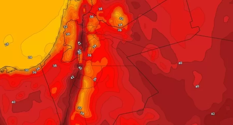 مدار الساعة,أخبار الأردن,اخبار الاردن,درجات الحرارة,البحر الميت