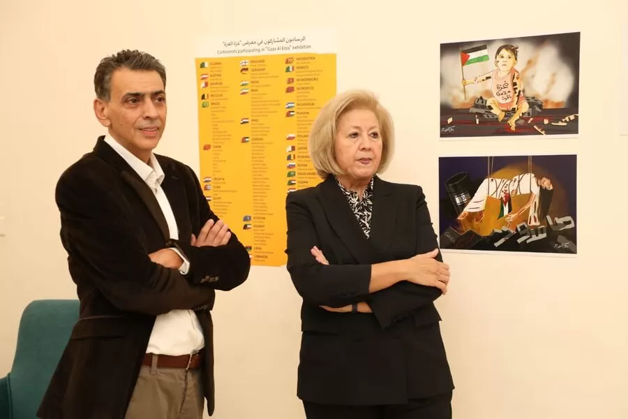 مدار الساعة,وزيرة الثقافة,الهيئة الخيرية الهاشمية,وكالة الأنباء الأردنية,قطاع غزة