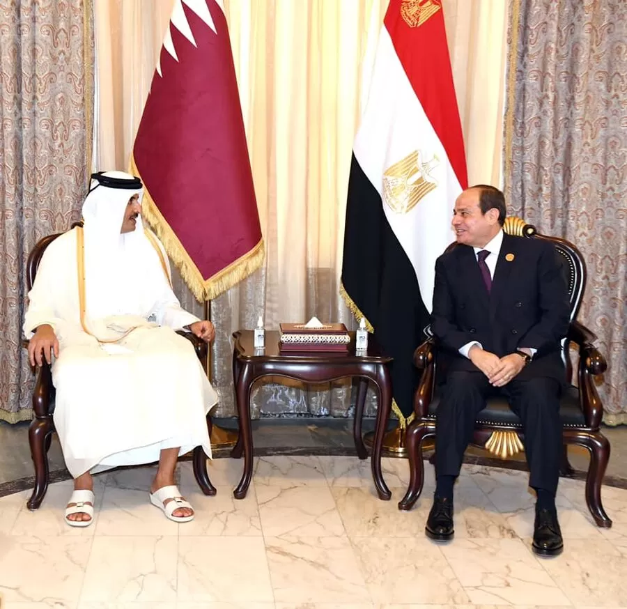 مدار الساعة,أخبار عربية ودولية,الشيخ تميم بن حمد,الرئيس عبد الفتاح السيسي,قطاع غزة,حركة حماس