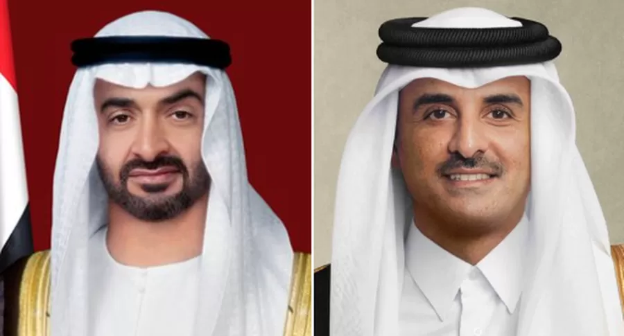 مدار الساعة,أخبار عربية ودولية,الشيخ تميم بن حمد,الشيخ محمد بن زايد,الإمارات العربية المتحدة,قطاع غزة
