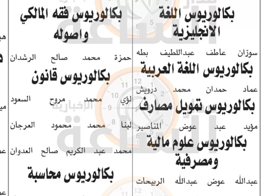 مدار الساعة,وظائف شاغرة في الأردن,إدارة تقييم الكفايات الوظيفية,الامتحان التنافسي الإلكتروني,هيئة الخدمة والإدارة العامة