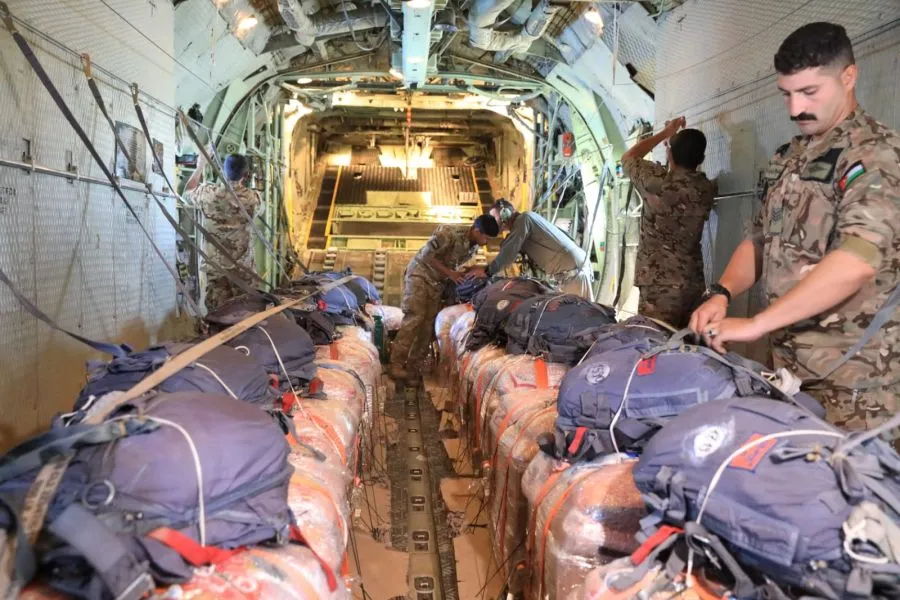 مدار الساعة,أخبار الأردن,اخبار الاردن,القوات المسلحة الأردنية,الهيئة الخيرية الأردنية الهاشمية,الإنزالات الجوية,القوات المسلحة,قطاع غزة,الجيش العربي,سلاح الجو الملكي