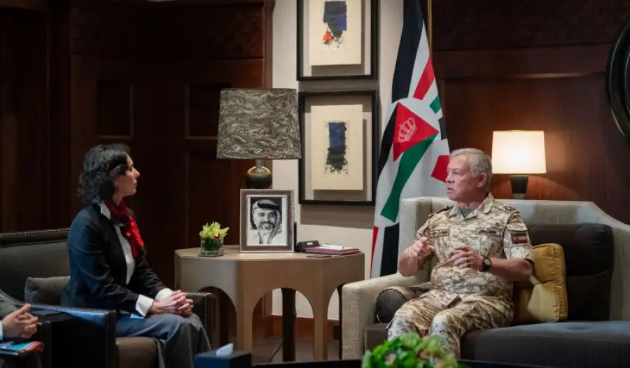 مدار الساعة,أخبار الأردن,اخبار الاردن,نائب رئيس الوزراء,وزير الخارجية وشؤون المغتربين,الملك عبدالله الثاني,الاتحاد الأوروبي,رئيس الوزراء,أيمن الصفدي,قطاع غزة,قصر الحسينية