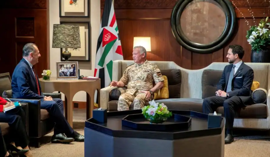 مدار الساعة,أخبار الأردن,اخبار الاردن,نائب رئيس الوزراء,وزير الخارجية وشؤون المغتربين,الملك عبدالله الثاني,الحسين بن عبدالله الثاني,ولي العهد,رئيس الوزراء,أيمن الصفدي,قطاع غزة,الضفة الغربية,قصر الحسينية