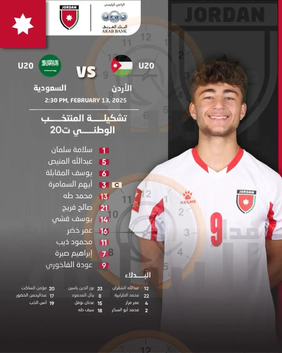 مدار الساعة,أخبار رياضية,الاتحاد الأردني لكرة القدم,منتخب النشامى,المنتخب الوطني