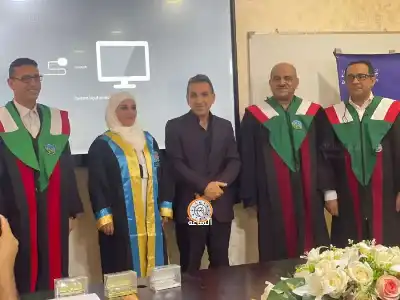 ابتسال داود.. مبارك الماجستير