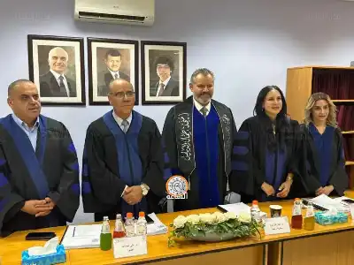 الباحث منجد الدباس يحصل على الماجستير