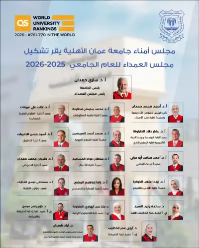 مجلس أمناء عمان الأهلية يقرّ تشكيل