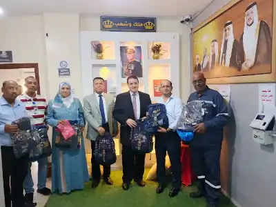 البوتاس تدعم مدارس الأغوار الجنوبية بالحقائب