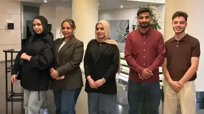 طلبة إعلام الزرقاء يشاركون في جلسة