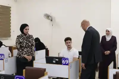نائب رئيس جامعة الزرقاء يتفقد سير