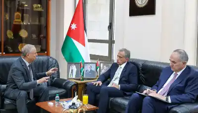 القاضي العبابنة يستقبل جعفر حسان