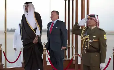 أمير قطر الشيخ تميم في الأردن