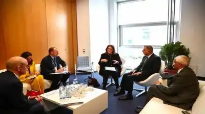 الفراية يلتقي المفوضة الأوروبية لشؤون المتوسط