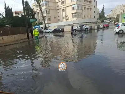 شارع البقيع في حي الرشيد.. خلل