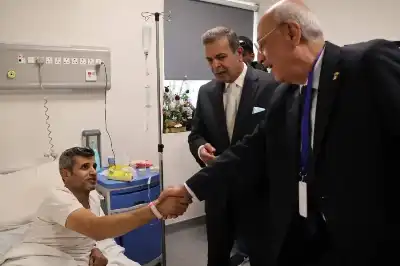 المركز الوطني لحقوق الإنسان يعود جرحى