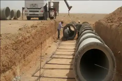 صلاة العامل في مياه الصرف الصحي: