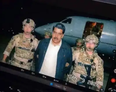 أول صورة لمادورو في قبضة القوات