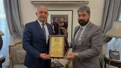 السفير الأردني في القاهرة يستقبل مهندس