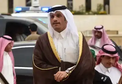 رئيس وزراء قطر ووفد وزاري رفيع