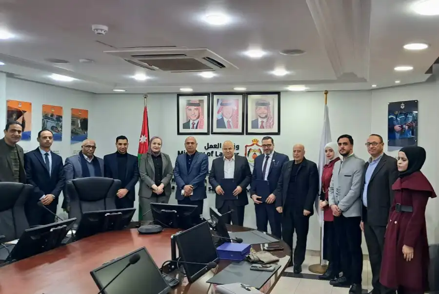 مدار الساعة,أخبار اقتصادية,وزير العمل,خالد البكار,وزارة العمل,التدريب المهني,الضمان الاجتماعي