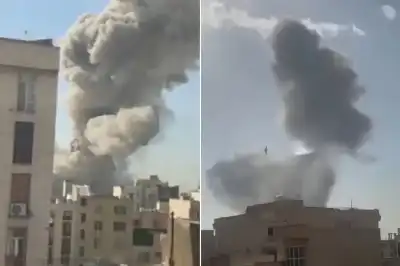 هجوم أمريكي إسرائيلي على إيران.. انفجارات