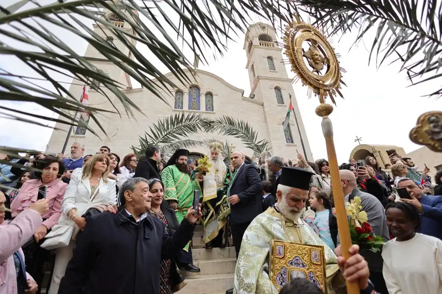 مدار الساعة,شؤون دينية,مناسبات أردنية,ولي العهد,الملك عبدالله الثاني,الحسين بن عبدالله الثاني,أحد الشعانين