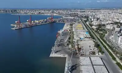 وصول أول حاوية ترانزيت من ميناء