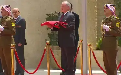 الملك يشهد في قصر الحسينية مراسم