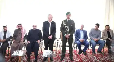 العيسوي ينقل تعازي الملك وولي العهد