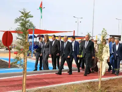 حسان يفتتح حديقة النشامى في مرج