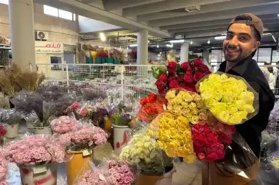 بورصة زهور عمّان.. سوق تدفع فيه