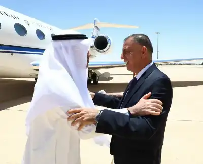 الفراية يستقبل نظيره الكويتي