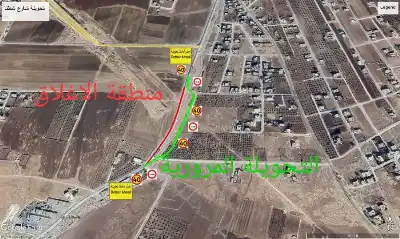 إنشاء نفق على تقاطع شارع شطنا