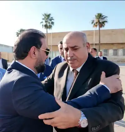 القاضي وعطية في وداع رئيس مجلس
